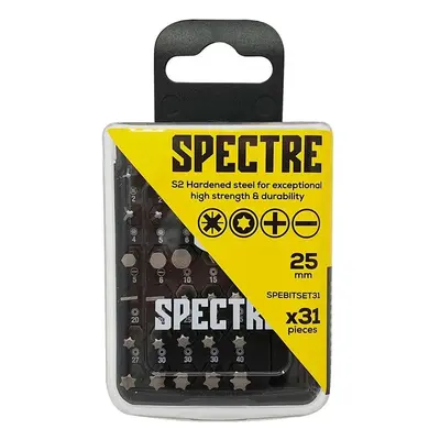 Spectre SPEBITSET31 S2 Bit Set - 25Mm - 31 Piece Assorted (Kit Of 31Pc)