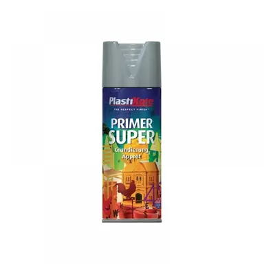 Plastikote 011148 Super Spray Primer Grey 400Ml