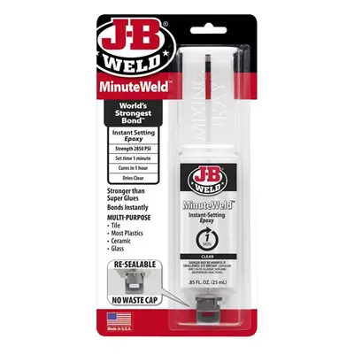 J-B Weld Minuteweld™ Epoxy Syringe 25Ml 50101UK