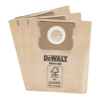 Dewalt Vacuum Dxva19-4203 Dust Bag (3 Pack) DXVA19-4203