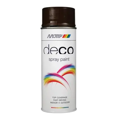 Motip® 01694 Deco Spray Paint High Gloss Ral 8017 Chocolate Brown 400Ml