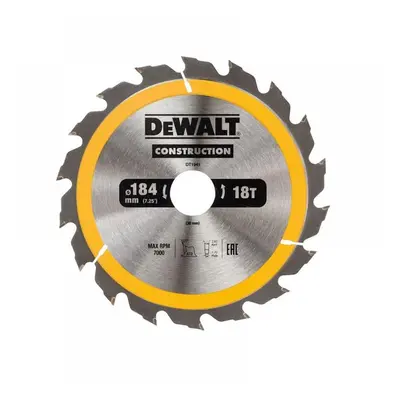 Dewalt DT1941-QZ Portable Construction Circular Saw Blade 184 X 30Mm X 18T