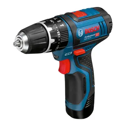 Bosch 06019B697J Gsb 12V-15 Professional Combi Drill 12V 2 X 2.0Ah Li-Ion