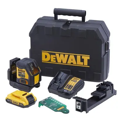 Dewalt DCLE34021D1-GB Dcle34021D1 Xr Compact Cross Line Green Laser 18V 1 X 2.0Ah Li-Ion