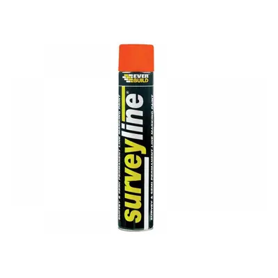 Everbuild Sika 490210 Survey Line® Marker Spray Orange 700Ml