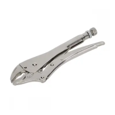 Sealey AK6821 Locking Pliers Curved Jaws 225Mm 0-47Mm Capacity