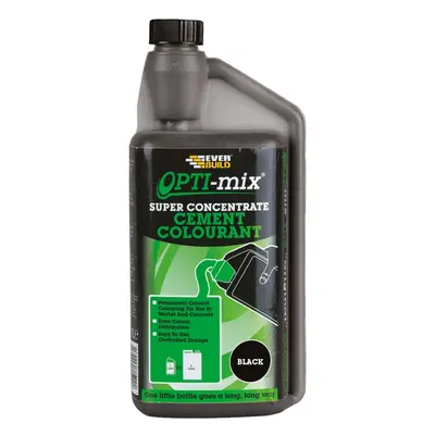 Everbuild Opti-Mix Cement Colourant Black 1Ltr