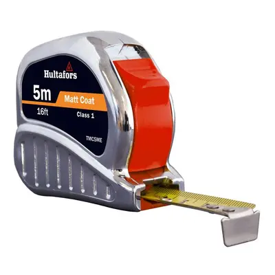 Hultafors 368113 Tm5Me Chrome Tri-Matic Pocket Tape 5M/16Ft (Width 19Mm)