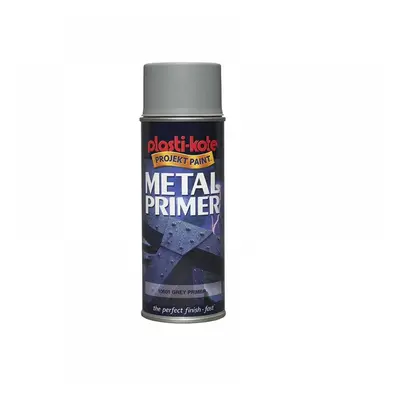 Plastikote 010601 Metal Primer Spray Grey 400Ml