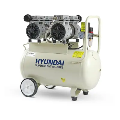 Hyundai 50 Litre Air Compressor 11Cfm/100Psi Oil Free Low Noise Electric 2Hp | Hy27550