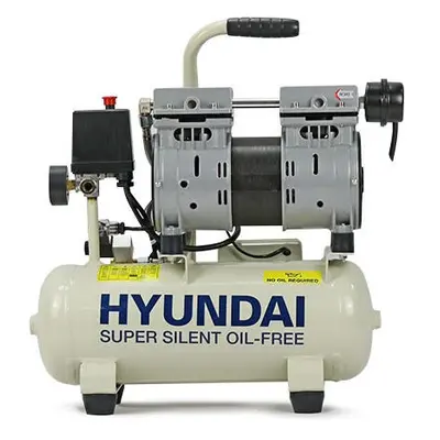 Hyundai 8 Litre Air Compressor 4Cfm/118Psi Silenced Oil Free Direct Drive 0.75Hp | Hy5508