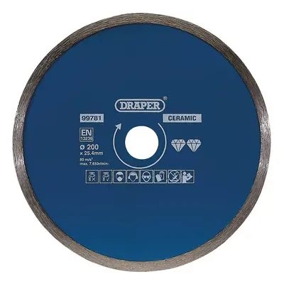 Draper 99781 Continuous Diamond Blade 200Mm each