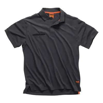 Scruffs T54667 Worker Polo Graphite M Each 1