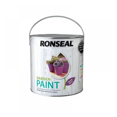 Ronseal 37425 Garden Paint Purple Berry 2.5 Litre