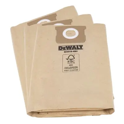 Dewalt Vacuum Dxva19-4201 Dust Bag (Pack 3) DXVA19-4201