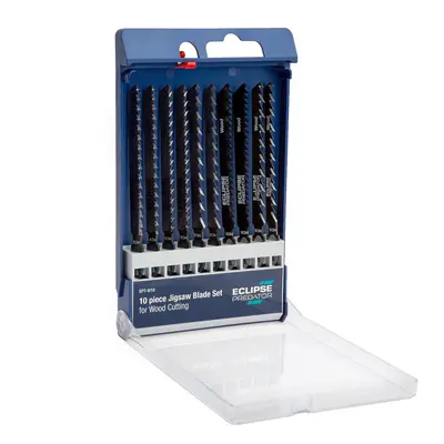 Eclipse Ept-W10 Jigsaw Blade Set For Wood (10 Piece)