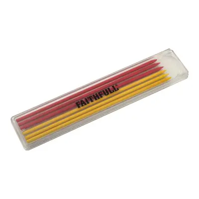 Faithfull EBPL62205 Mixed Pencil Marking Refill Pack 6 Piece