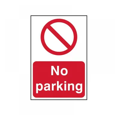 Scan 0605 No Parking - Pvc Sign 200 X 300Mm