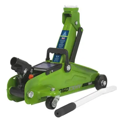 Sealey 1050CXHV Trolley Jack 2 Tonne Short Chassis - Hi-Vis