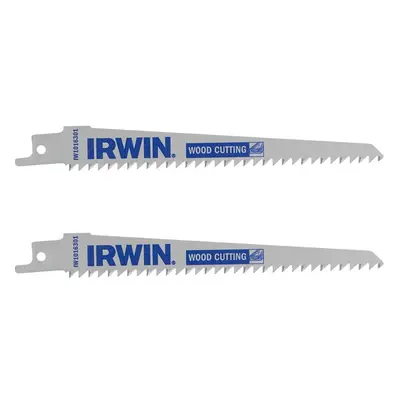 Irwin® IW1016301 Sabre Saw Blade Wood/Pvc Cutting 152Mm Pack Of 2