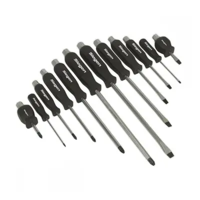 Sealey S0641 Screwdriver Set 12Pc Hammer-Thru