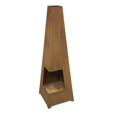 Sealey DG106 Dellonda Chiminea Wood Burner Heater For Outdoors W45Cm X H150Cm Corten Steel