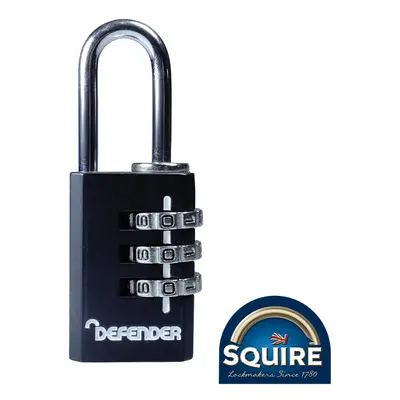 Squire Defender Combination Padlock - Dfcombi20 Blister Pack 1 SQR701801