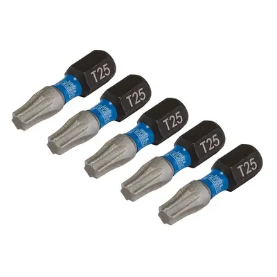 Draper Expert 05494 Tx-Star® Impact Screwdriver Bits T25 X 25Mm 1/4in Hex (Pack Of 5) each 1