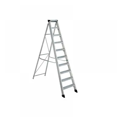 Zarges 100510 En131 Professional Swingback Steps Open 2.11M Closed 2.37M 10 Rungs