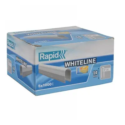 Rapid 11886911 36/14 14Mm Dp X 5M White Staples (Box 1000 X 5)