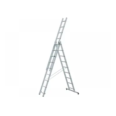 Zarges 48984 Light Trade Combination Ladder 3-Part 3 X 11 Rungs