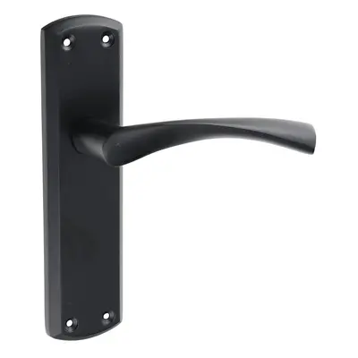 Timco Zeta Latch Handles - Matt Black Blister Pack 1 200060