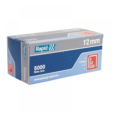 Rapid 11859610 53/12B 12Mm Galvanised Staples (Box 5000)