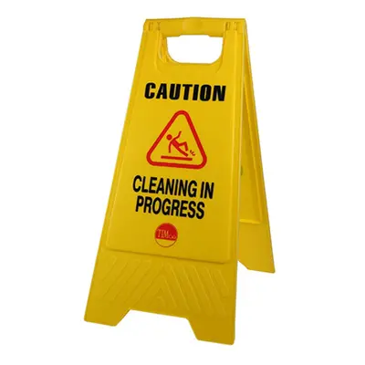 Timco 747321 A-Frame Safety Sign - Caution Cleaning In Progress 610 X 300 X 30 Bag 1