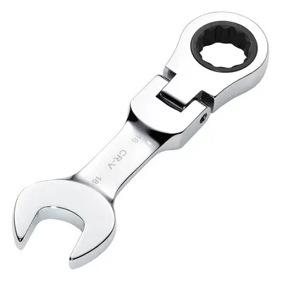 Draper Hi-Torq® Metric Stubby Flexible Head Ratchet Combination Spanner 18Mm each 1 27979