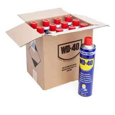 Wd40 Multi-Use Lubricant Trade Size (44116) 600Ml (Pack Of 12)