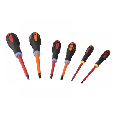 Bahco BE-9884S Be-9884S Ergo™ Vde Insulated Screwdriver Set 6 Piece