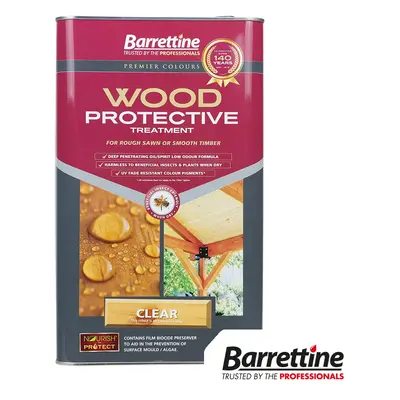 Barrettine Wood Protective Treatment - Clear Tin 1 PTCL005