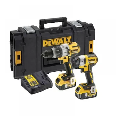 Dewalt DCK276P2-GB Dck276P2 Brushless Twin Pack 18V 2 X 5.0Ah Li-Ion