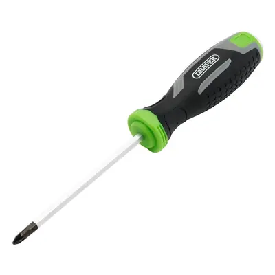 Draper Pound Thru Pozi Soft Grip Screwdriver Pz1 X 100Mm Pk 1 13447