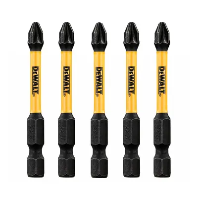 Dewalt Dt7391T Extreme Flextorq Pz2 Screwdriver Bits 57Mm (Pack Of 5)