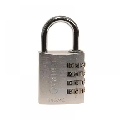 Abus Mechanical 49543 145/40 40Mm Aluminium Combination Padlock Silver 49543