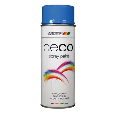 Motip® 01608 Deco Spray Paint High Gloss Ral 5015 Sky Blue 400Ml