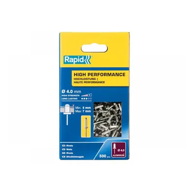 Rapid 5001433 High Performance Rivets 4 X 10Mm (Box 500)