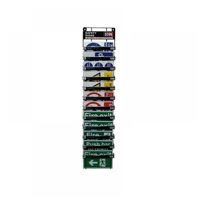 Scan MKIT01TB Signs Display - 60 Signs (12 Tier Stand)