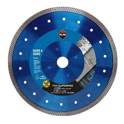 Rubi Tiling Tools 31937 Tvh250 Superpro Diamond Blade 250Mm