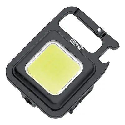 Draper Cob Led Rechargeable Pocket Light With Stand And Belt Clip 5W 350 Lumens Usb-C Cable Supp