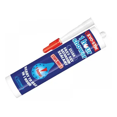 Evo-Stik 30613700 1 Hour Shower Sealant Clear 310Ml