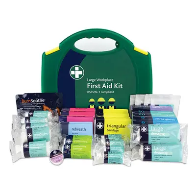 Timco MED348 Workplace First Aid Kit - British Standard Compliant Large Case 1