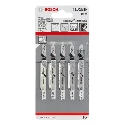 Bosch T101Bif Special For Laminate Jigsaw Blades (5 Pack)